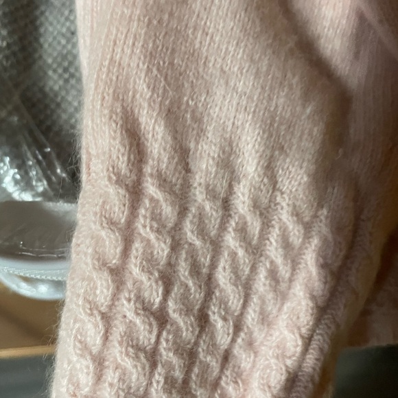 Chaus Sweater Women’s Angora & Lambswool Blend Pink Small Button Up - Picture 6 of 9